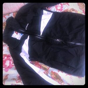 Black and white Columbia Jacket